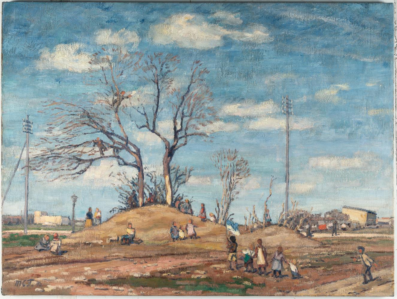 "Frühlingshügel" (Spring Hill)