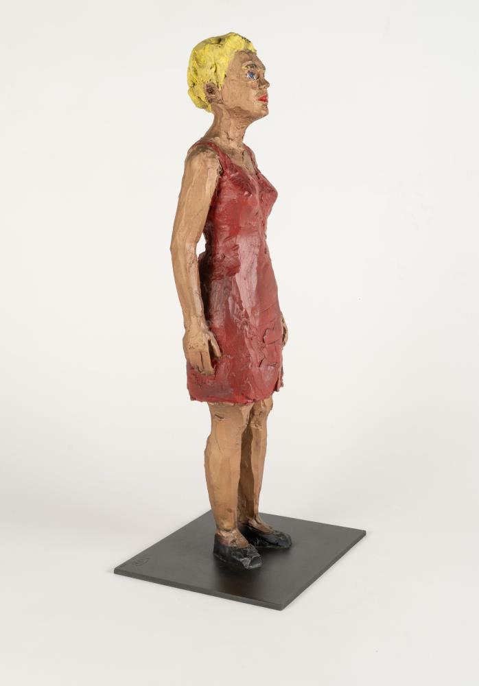 Frau mit rotem Kleid (under reserve)