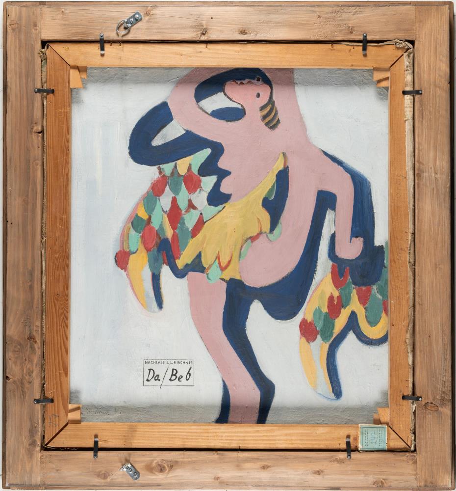 Recto: Landschaft mit weißblühenden Bäumen – Verso: Akrobatische Tänzerin