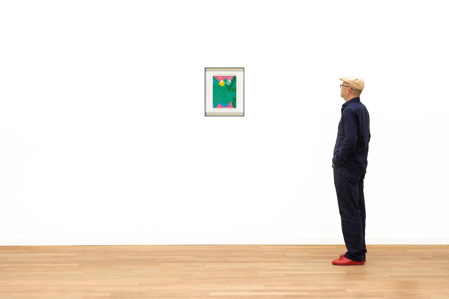 Komposition in Grün