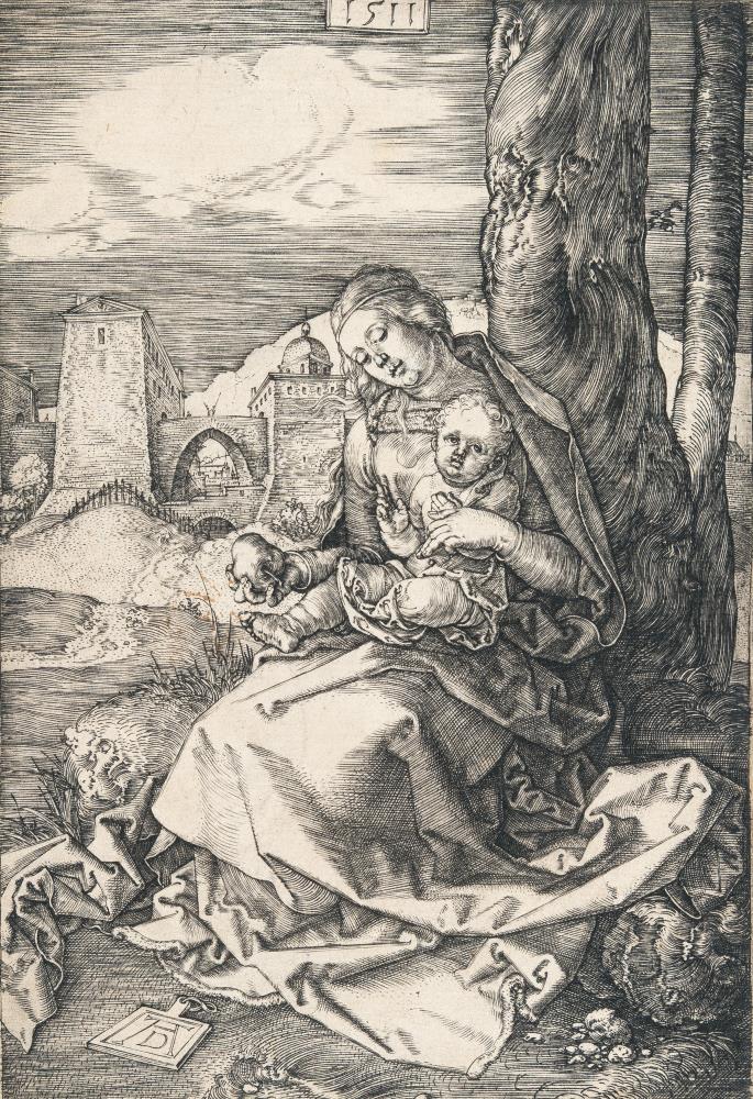 Maria mit der Birne