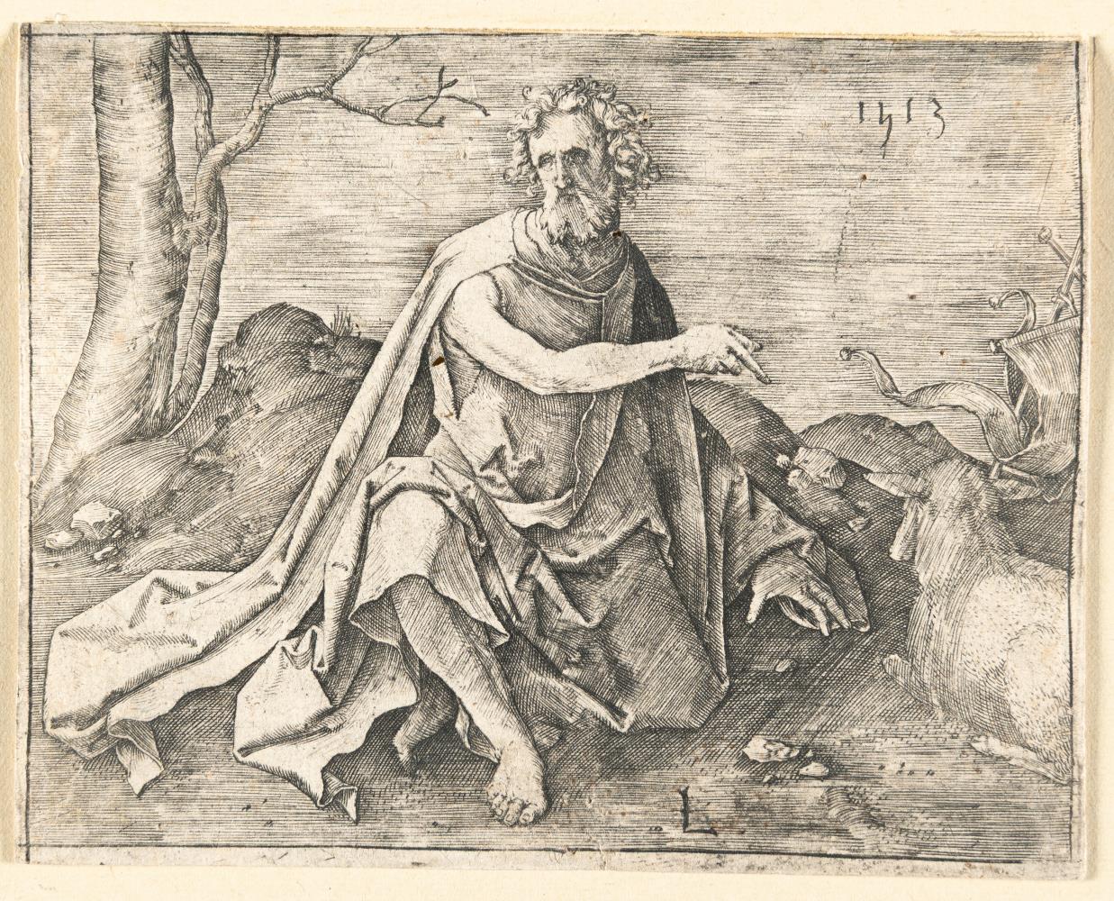 Johannes der Täufer in der Wüste