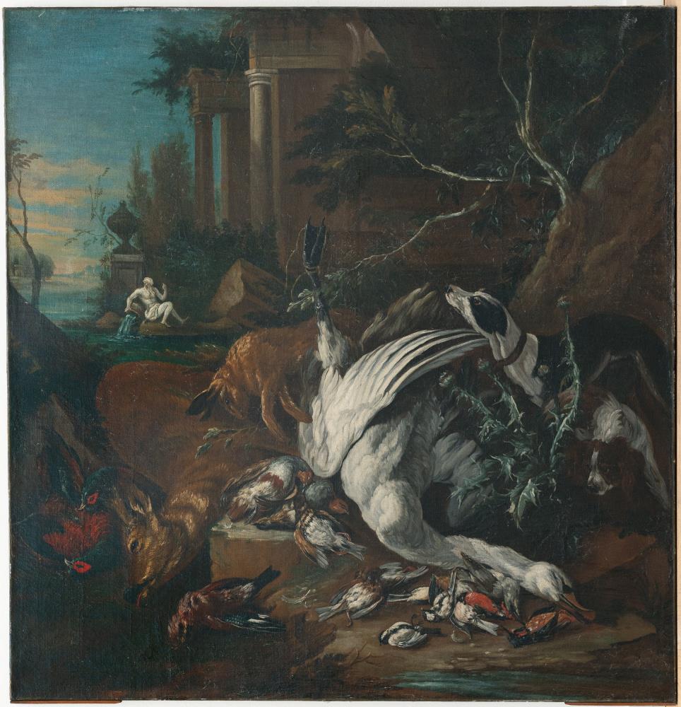 Jagdhunde und ihre Trophäen