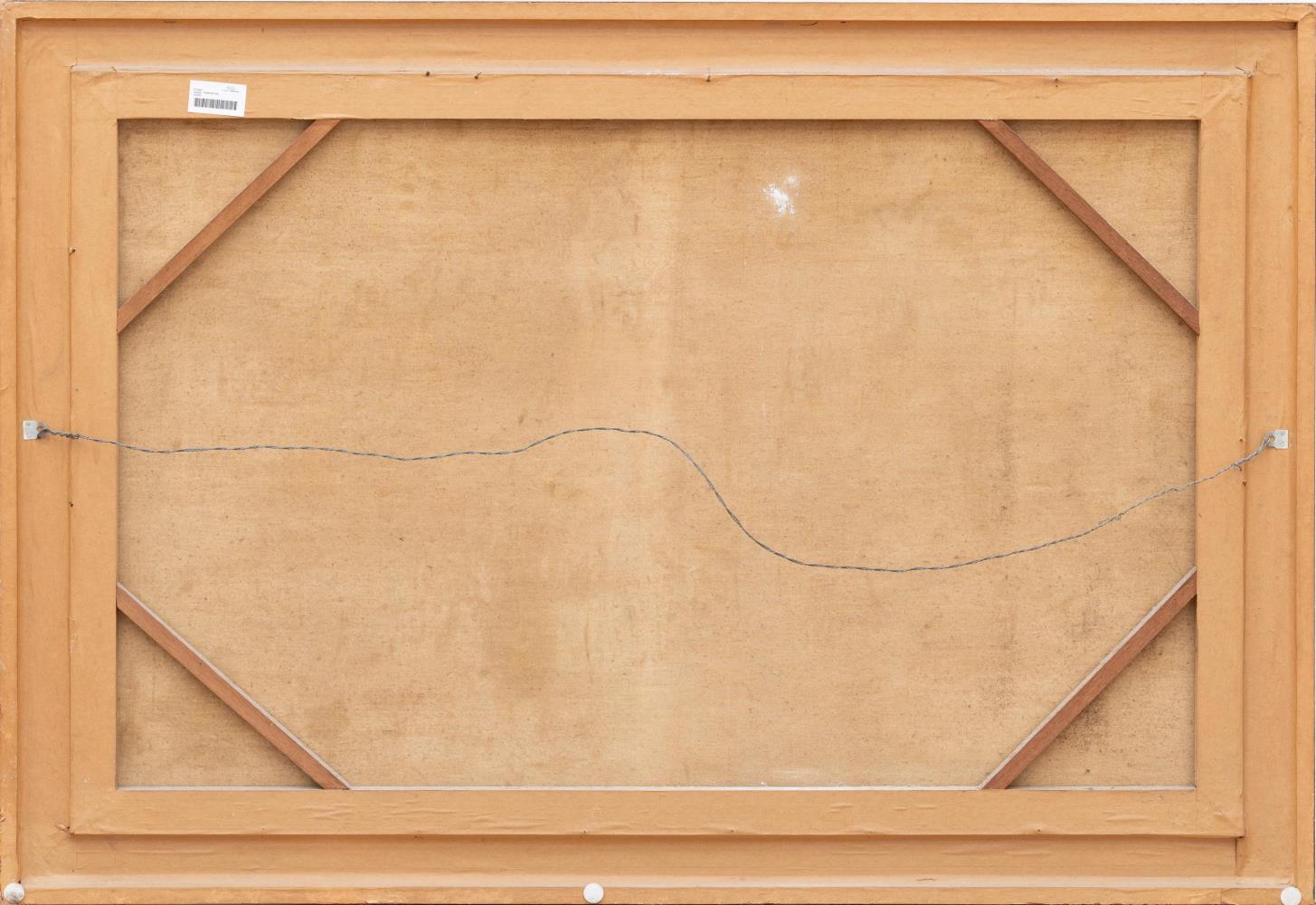 Kosakenreiter mit seinen Hunden