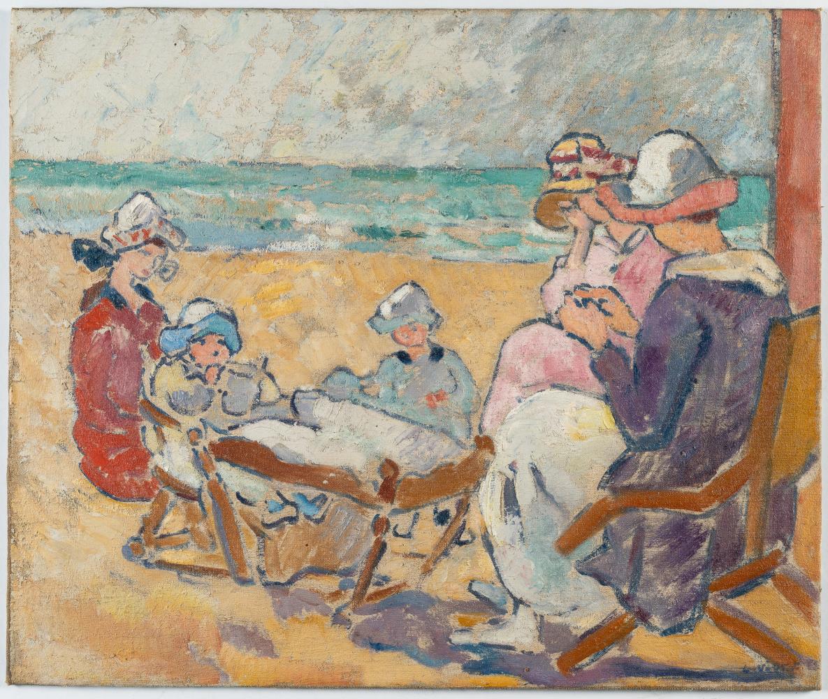 Women and Children on the Beach