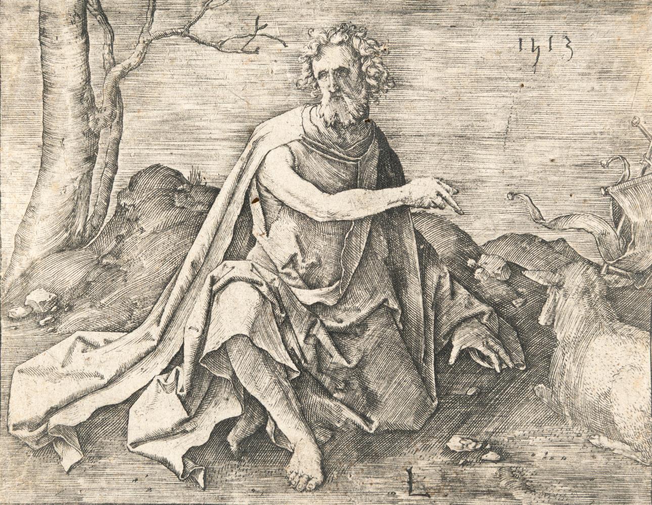 Johannes der Täufer in der Wüste