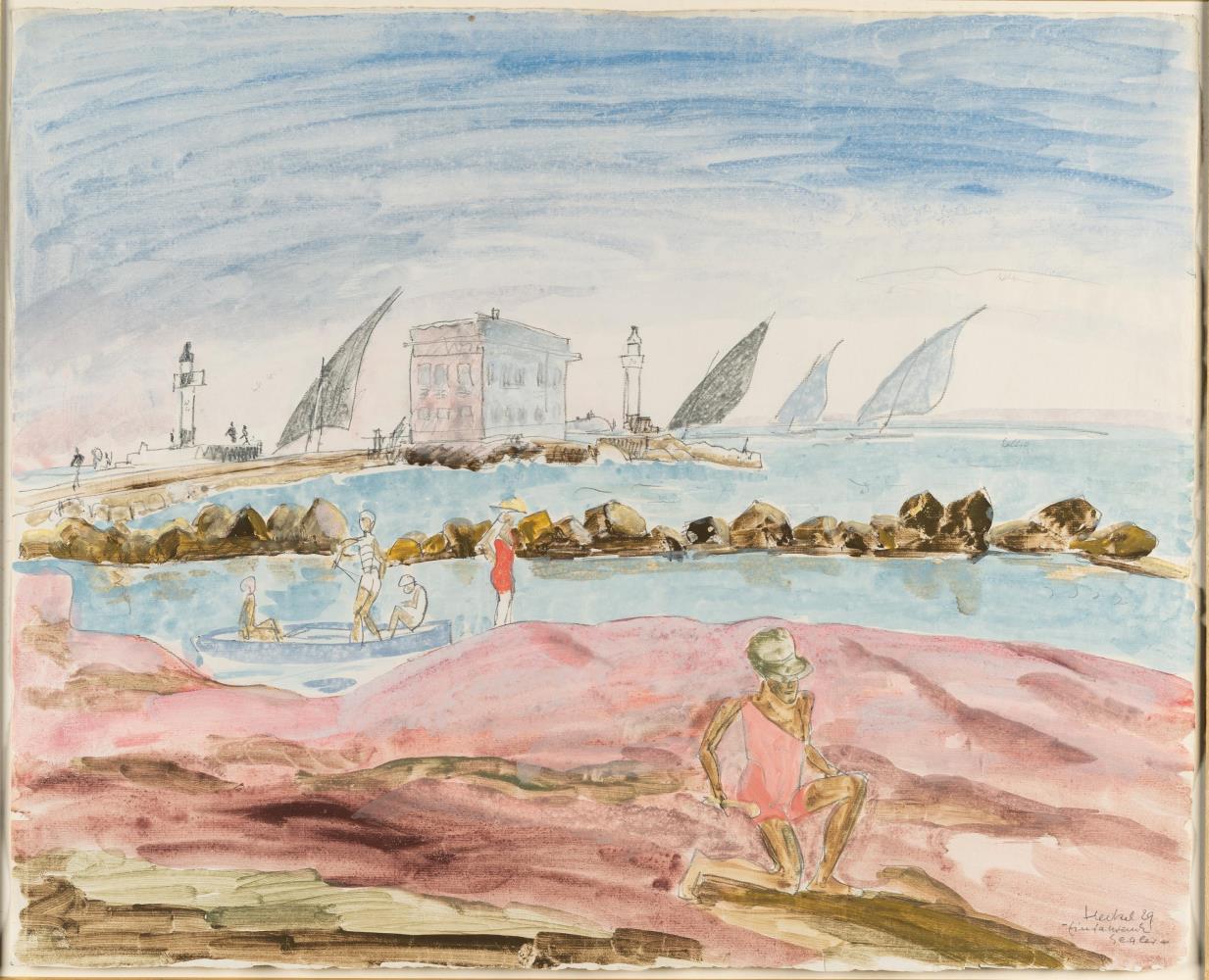 „Einfahrende Segler“ (Palavas)