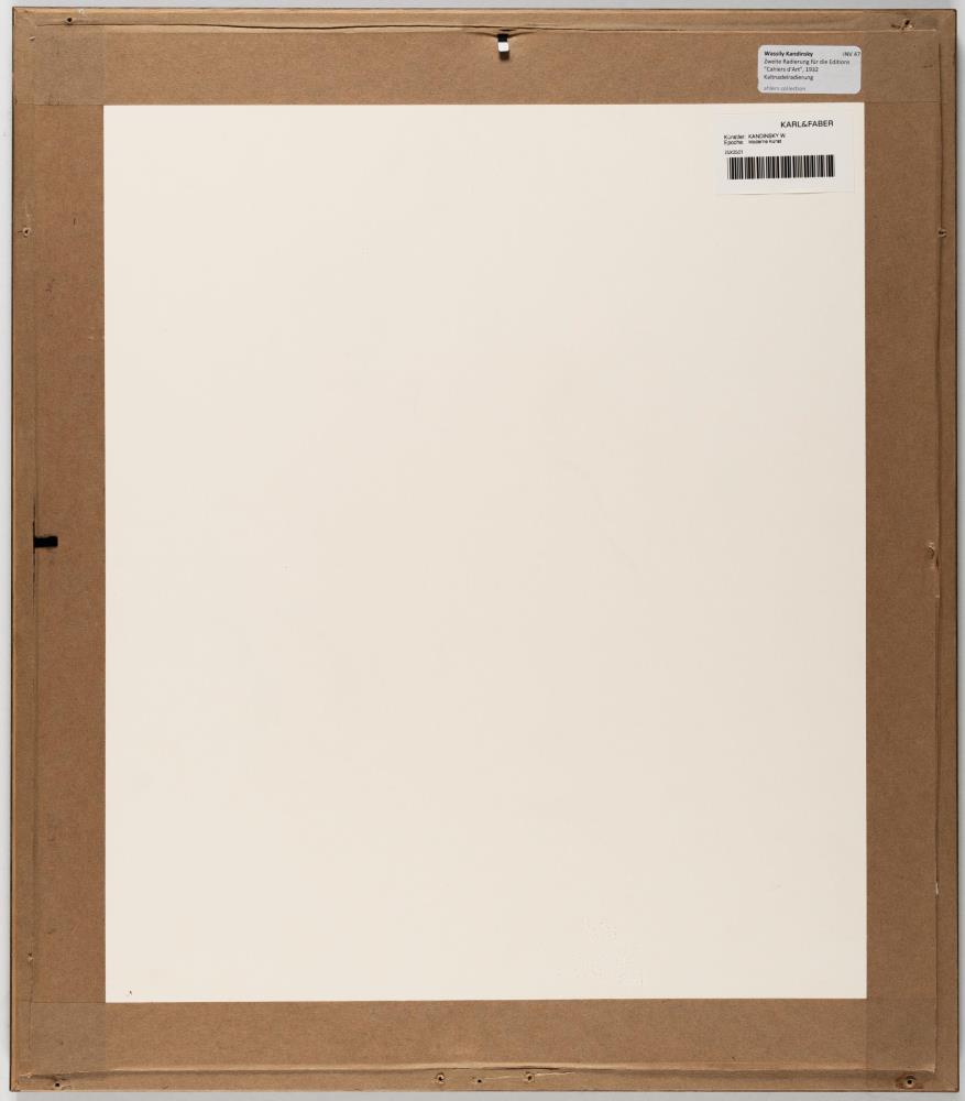 Zweite Radierung für die Editions "Cahiers d'Art"