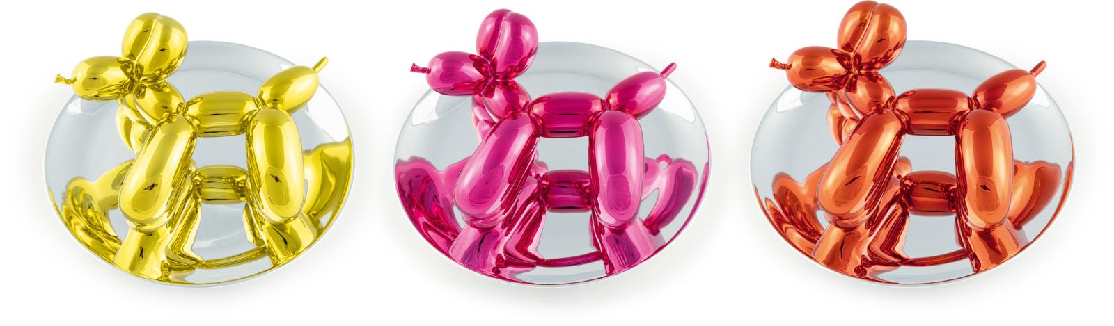 Balloon Dogs (Magenta, Orange, Yellow)