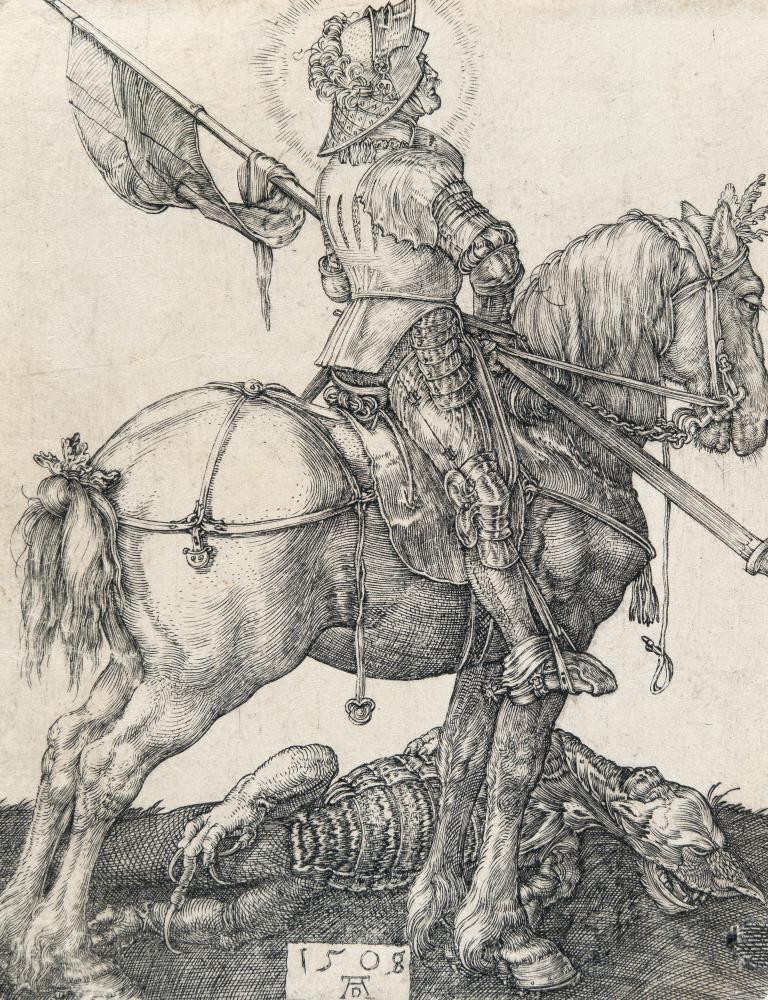 Der heilige Georg zu Pferd