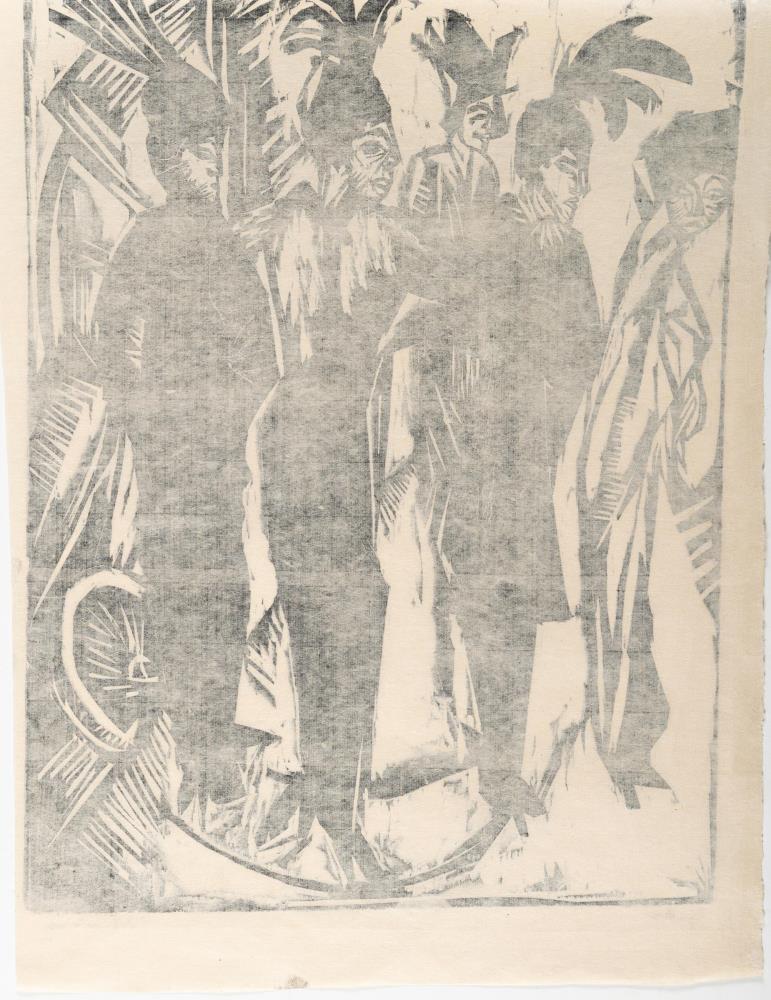 Fünf Kokotten auf der Straße