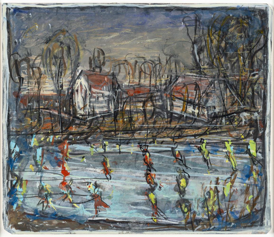 Ohne Titel (Schlittschuhläufer)