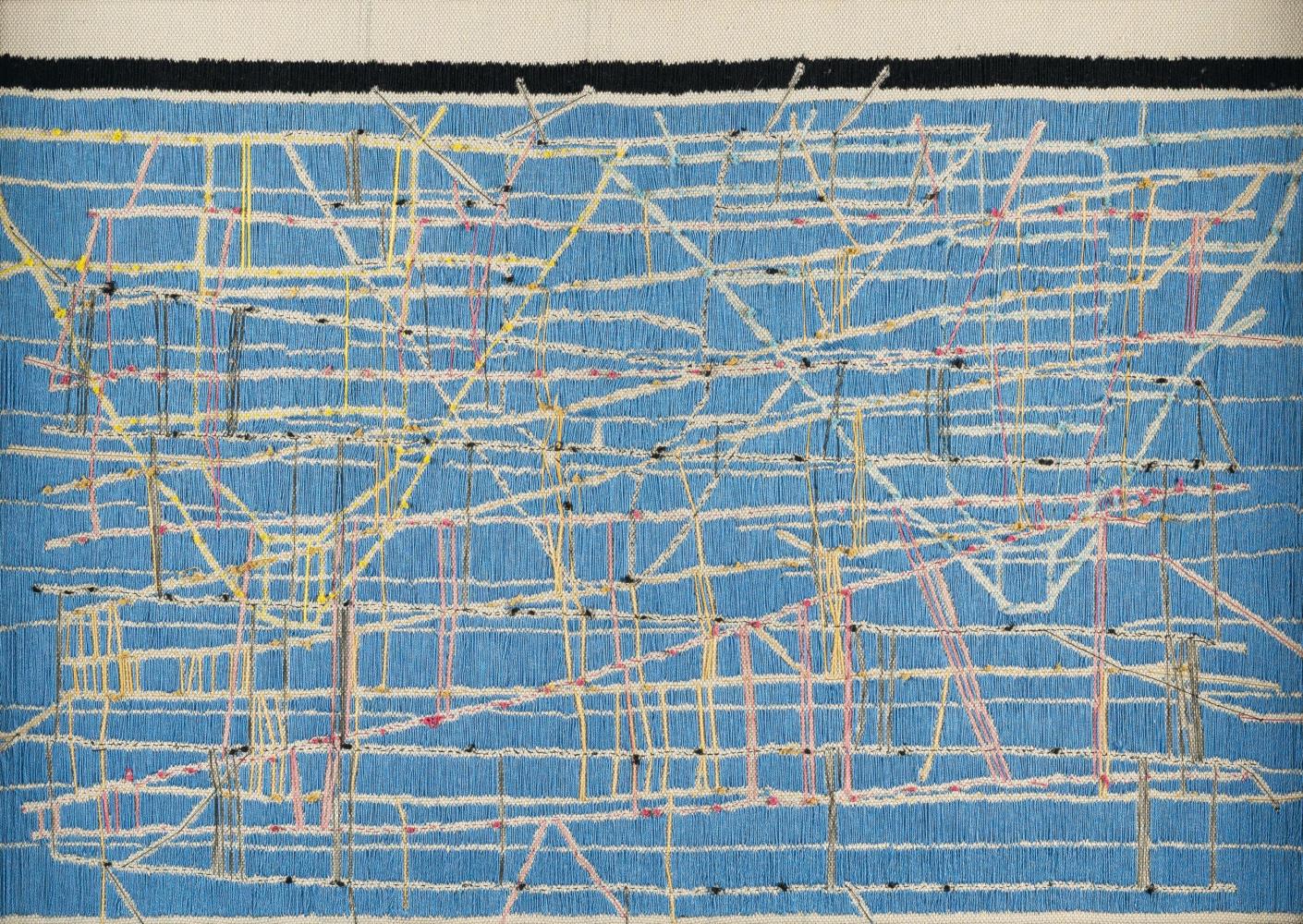 FCB Blue Embroidery (full covered background)