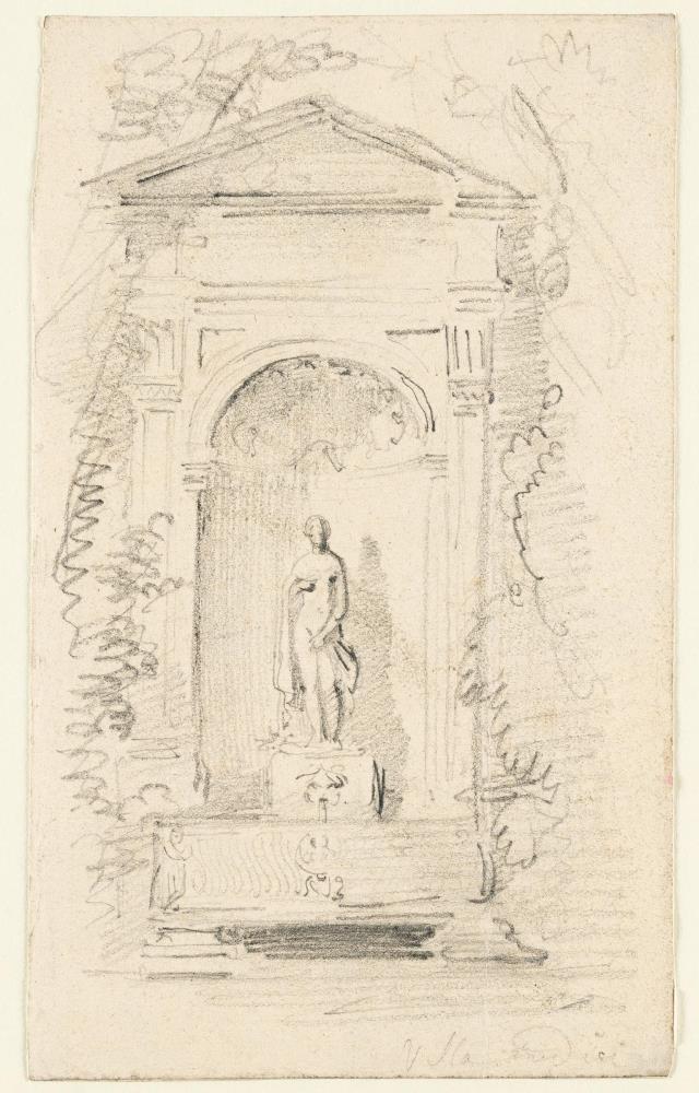 Venusbrunnen in den Gärten der Villa Medici