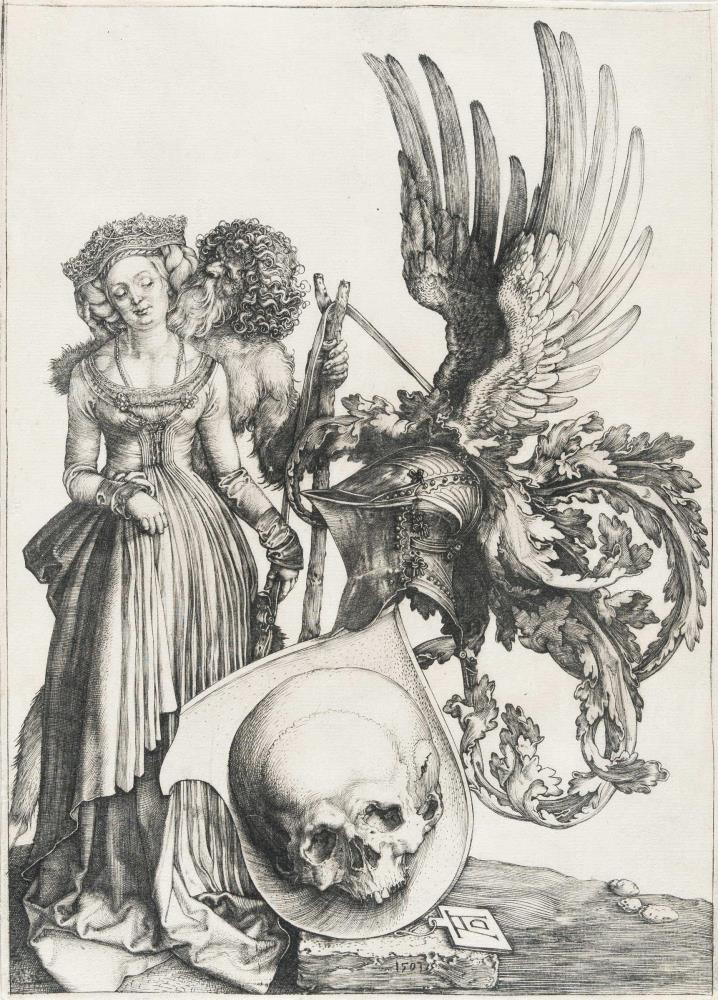 Das Wappen mit dem Totenkopf