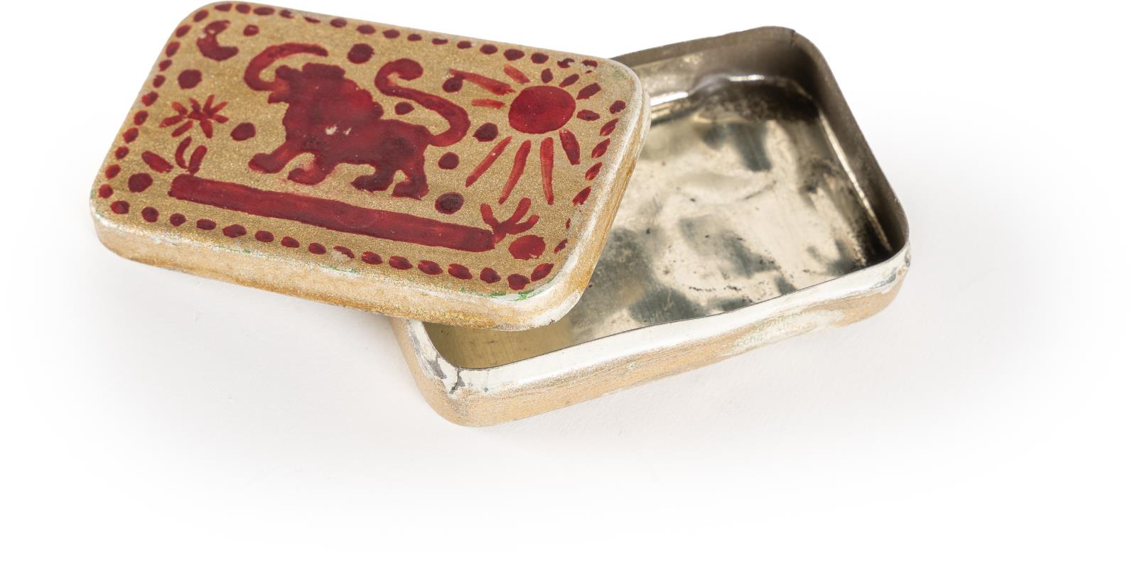 Small tin box