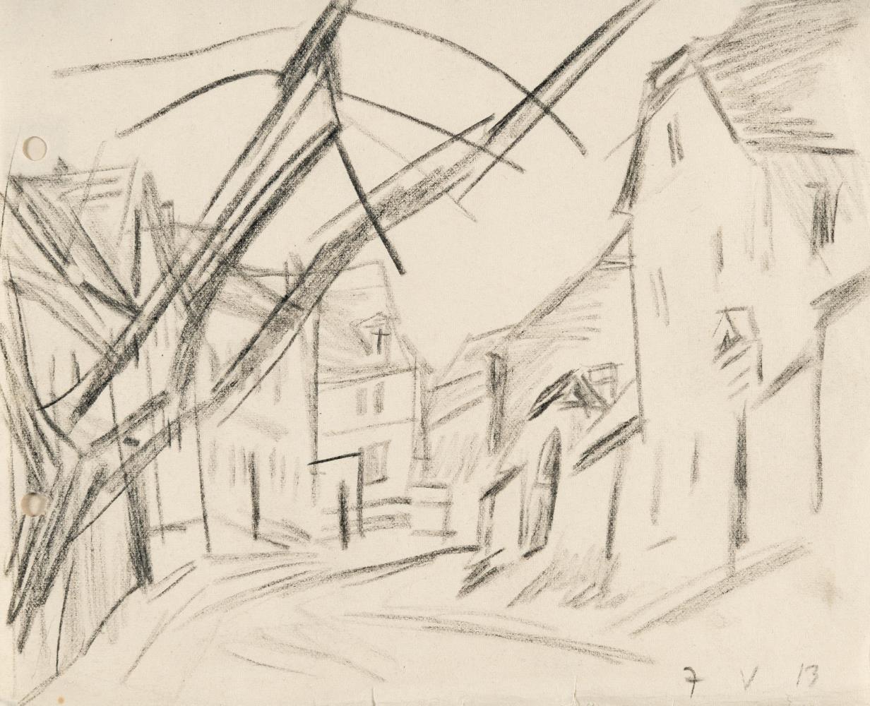 Dorfstraße, Thüringen (Village Street Thuringia)