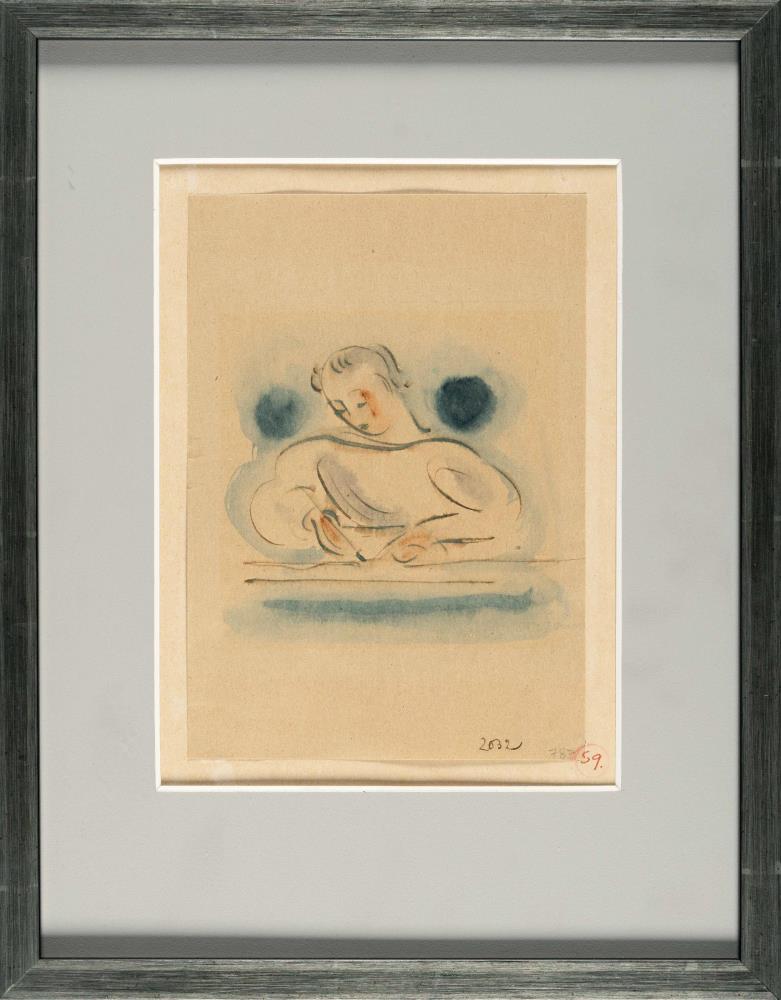 Draughtsman, turned slightly to the left