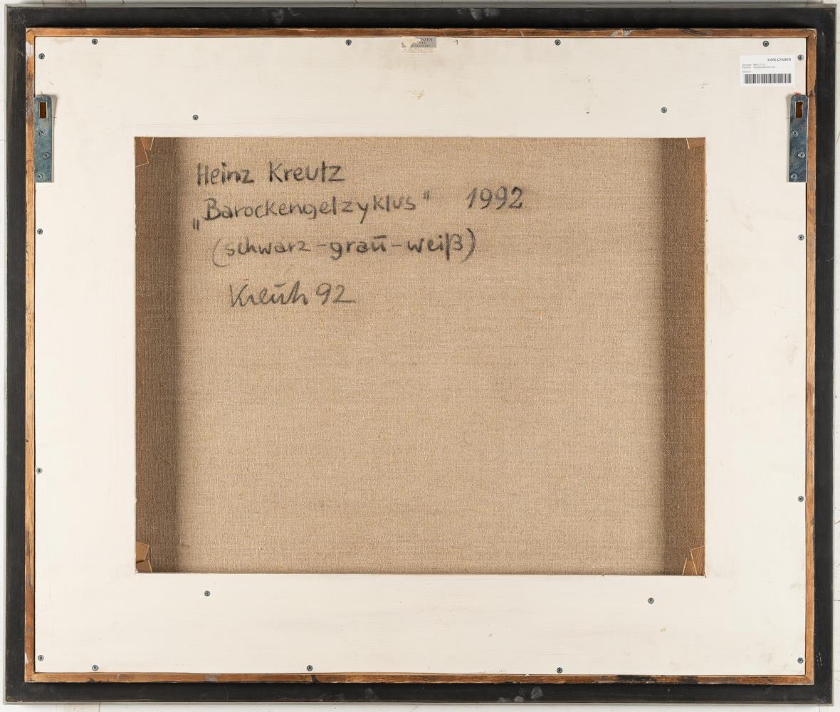 „Barockengelzyklus (schwarz-grau-weiß)“25x2142