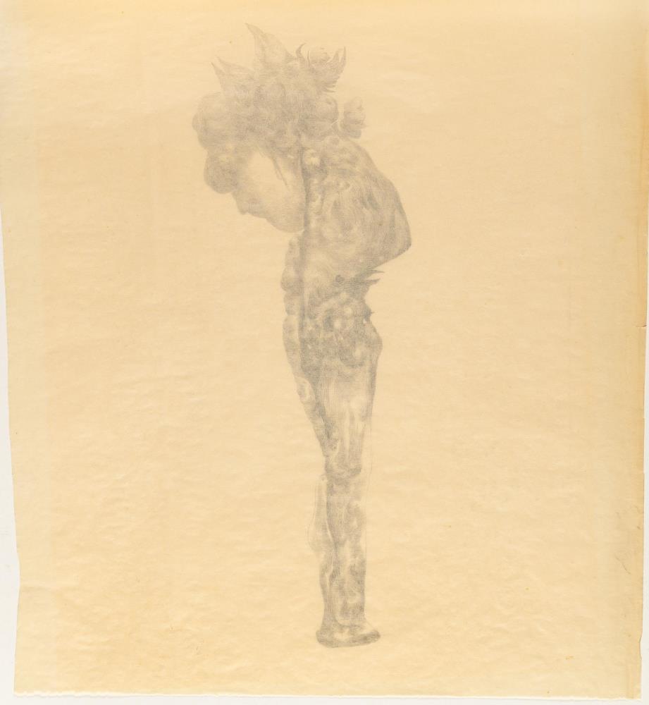 Studie zu dem Gemälde „Daphne-Büste“