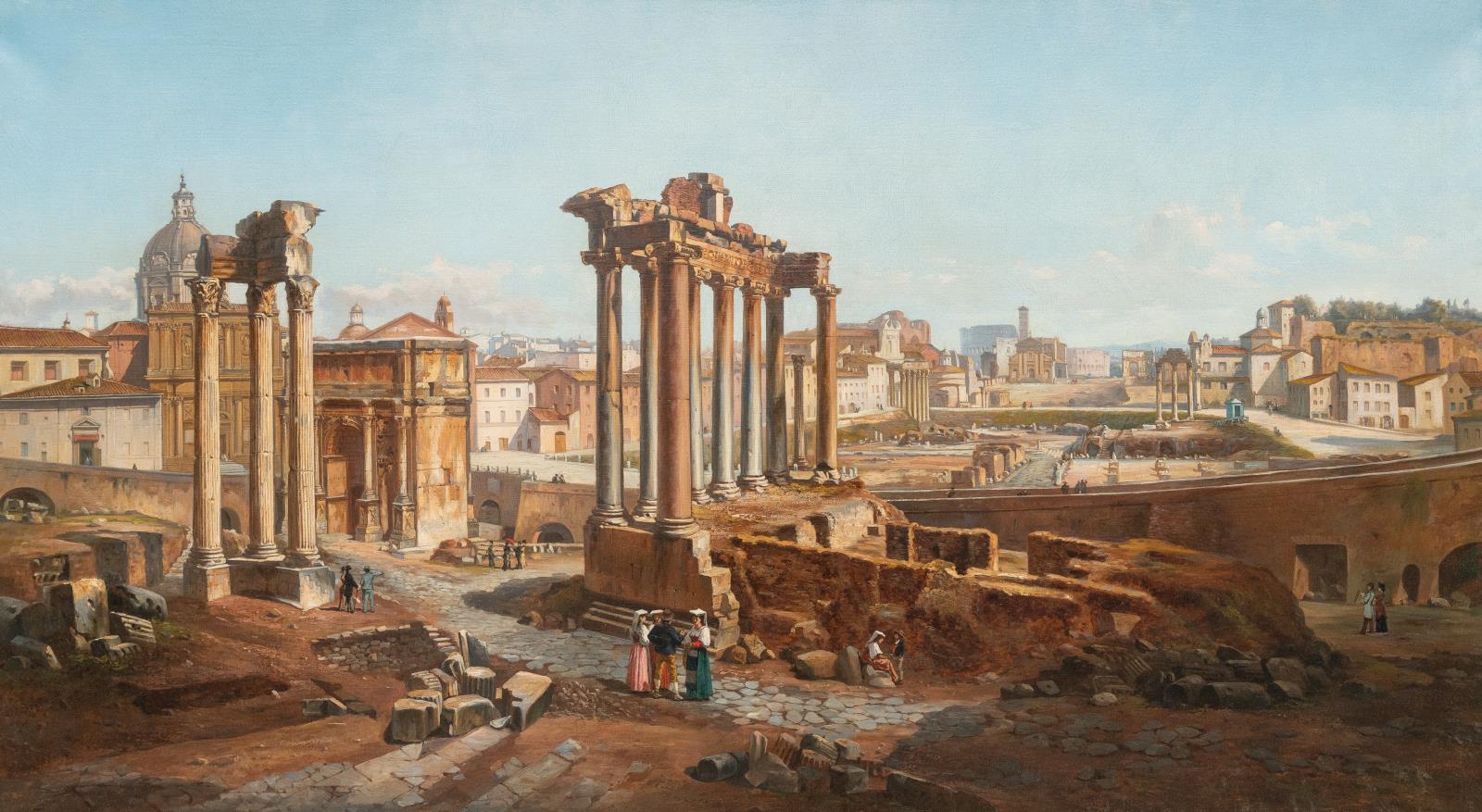 Blick über das Forum Romanum