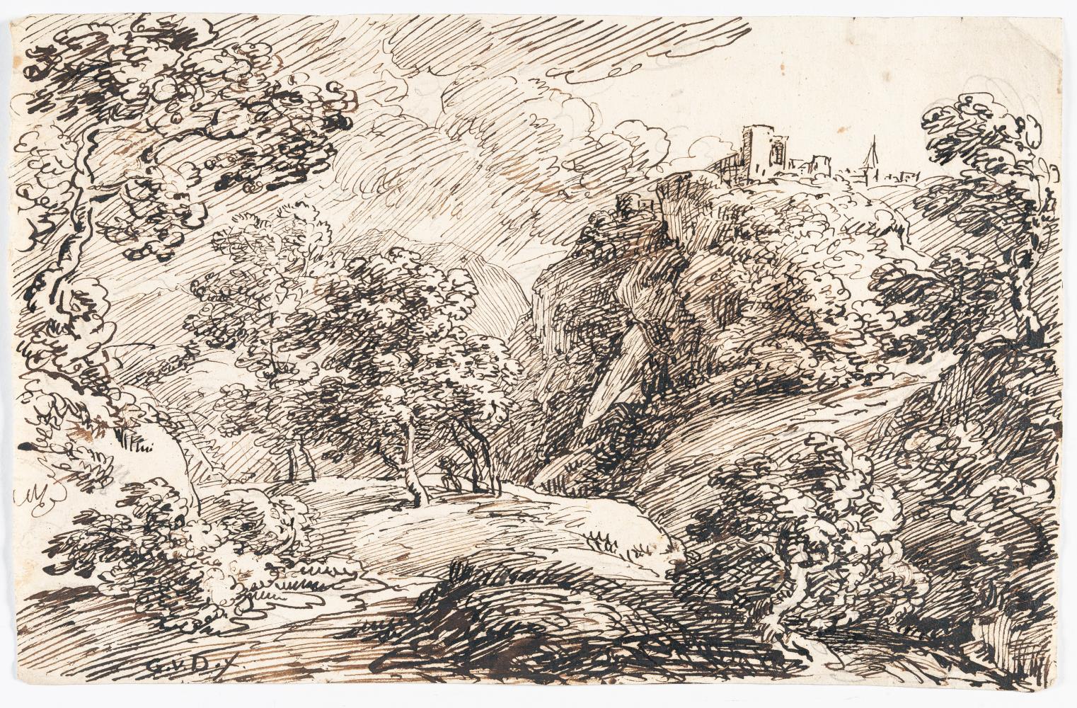 Stürmische Landschaft