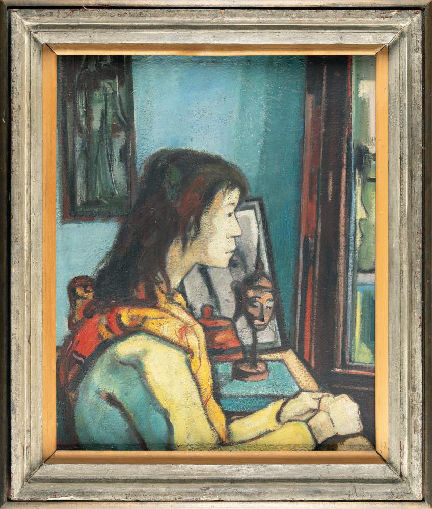 "Portrait of a Girl C.R." (Cornelia in profile)