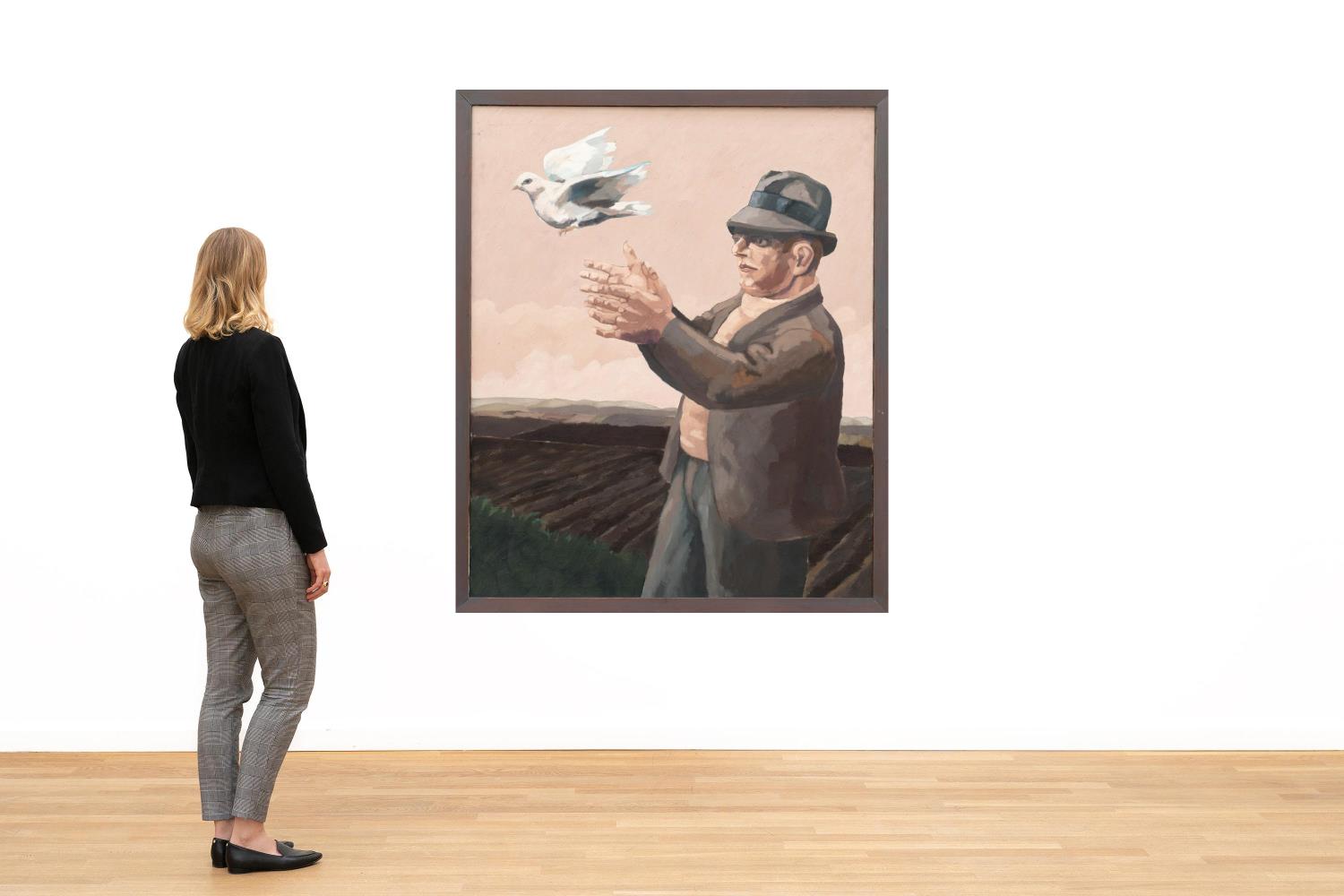 "Man with Dove"
