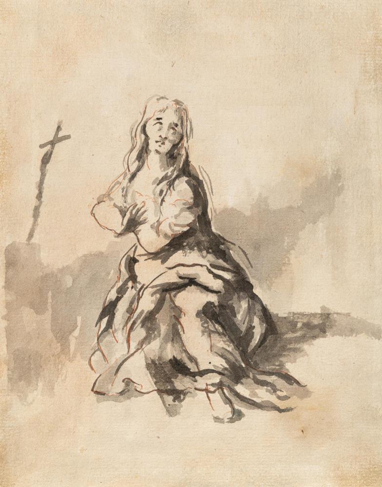 Die heilige Maria Magdalena im Gebet