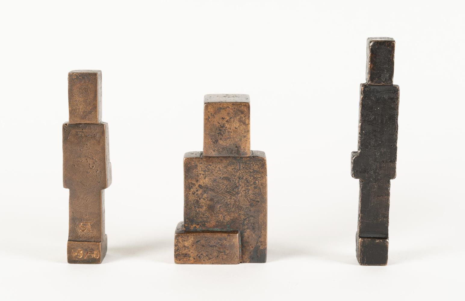 3 Werke: Ohne Titel (Figuren)