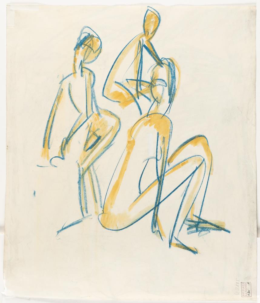 Recto: Group of peasants - Verso: Fehmarnakte
