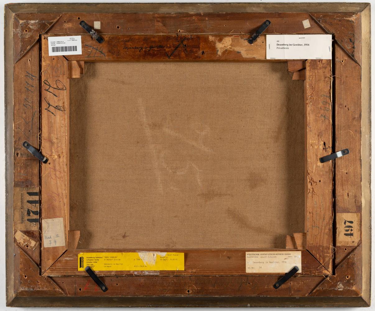 Gewitterlandschaft („Desenberg im Gewitter“)