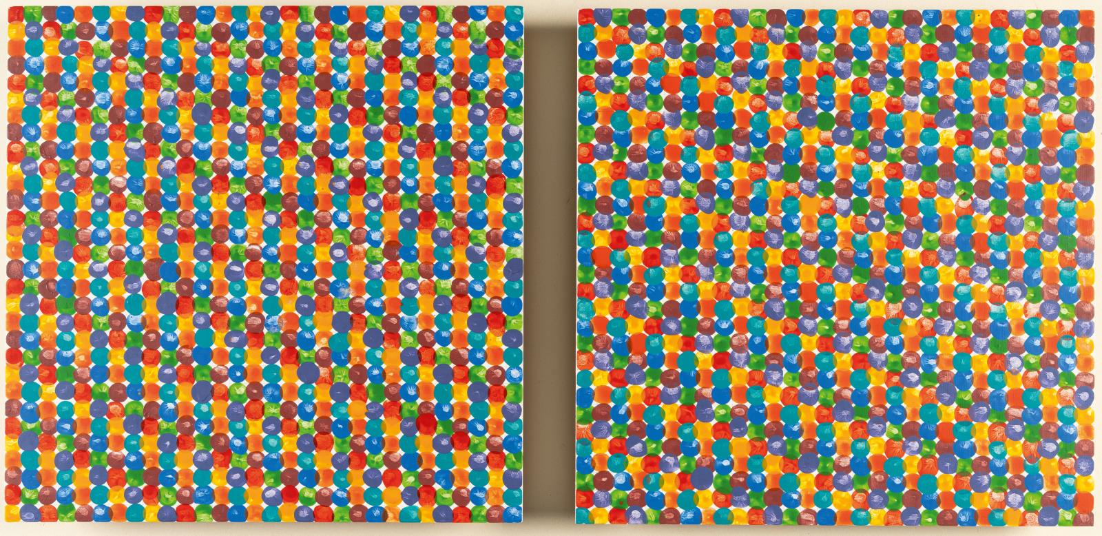 2 works: Fingerprints, Sequence of Standard Colours II and III