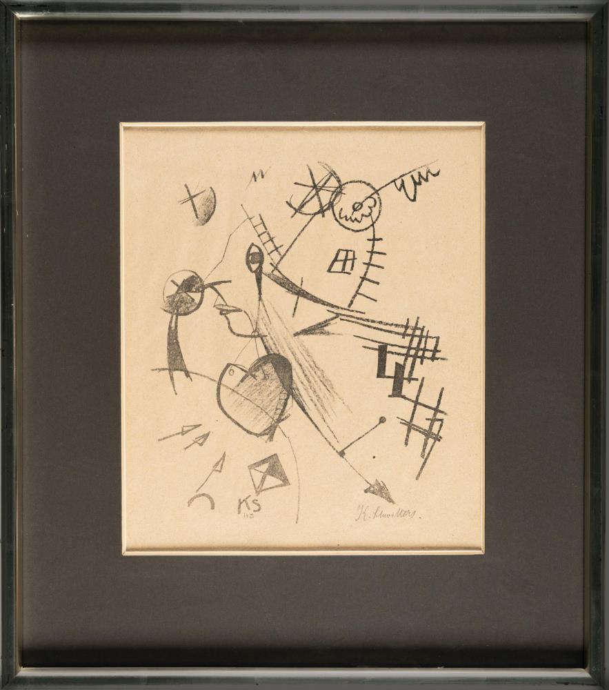 Komposition mit Kopf im Linksprofil