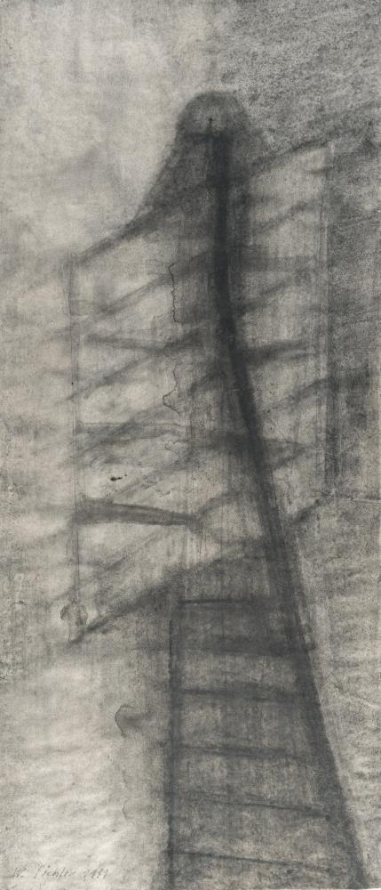 Konstruktion von einer Figur (Entwurf für eine Skulptur)