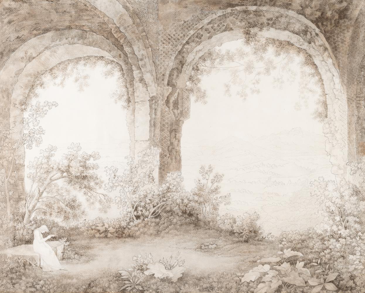 Blick aus der Villa des Maecenas in Tivoli