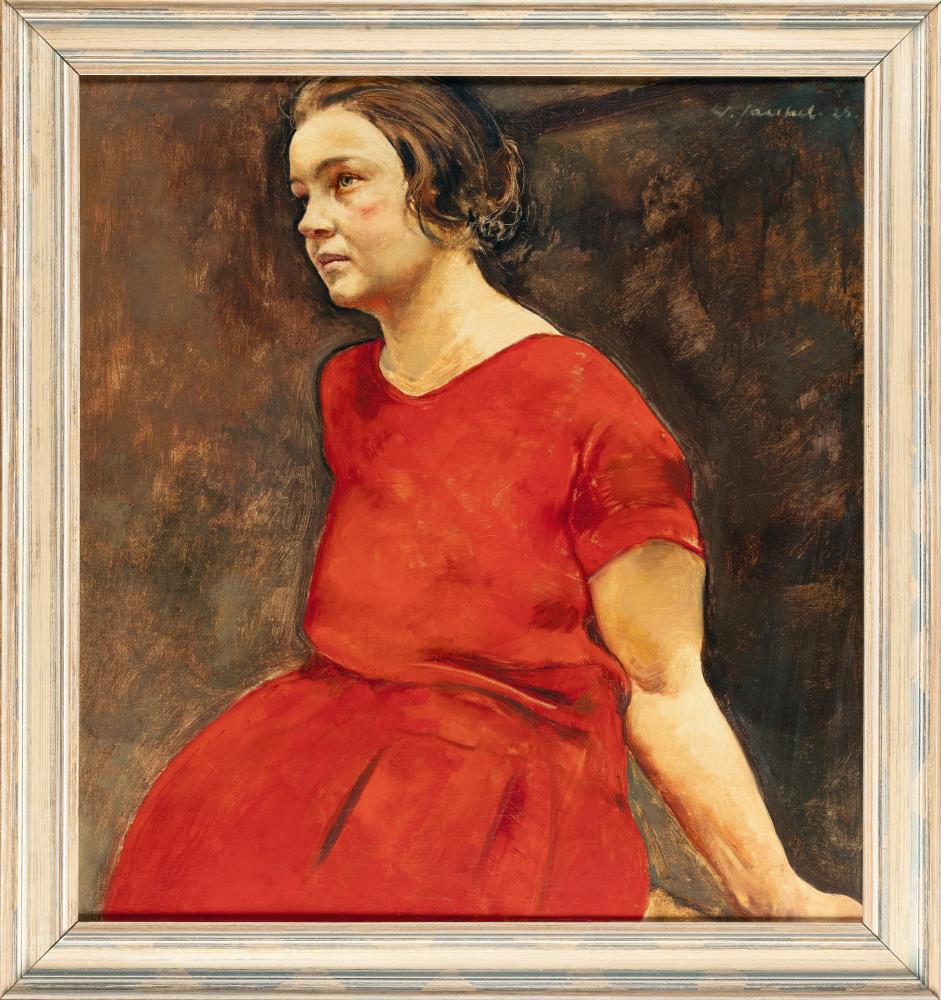 Girl in a Red Dress (Lotte Wilke)