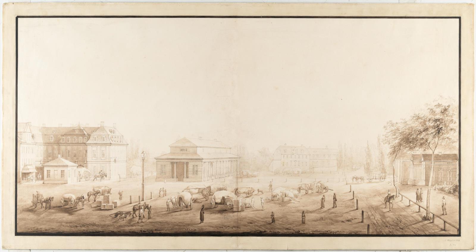 Große Stadtansicht (Dresden oder Warschau?)