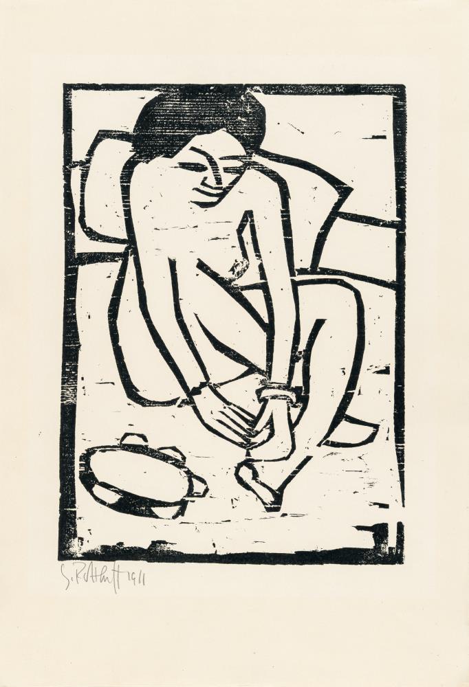 Girl with Tambourine