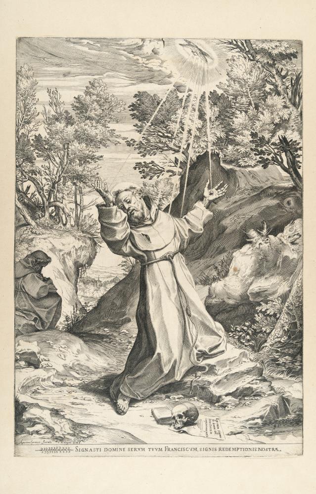 Der heilige Franziskus empfängt die Stigmata
