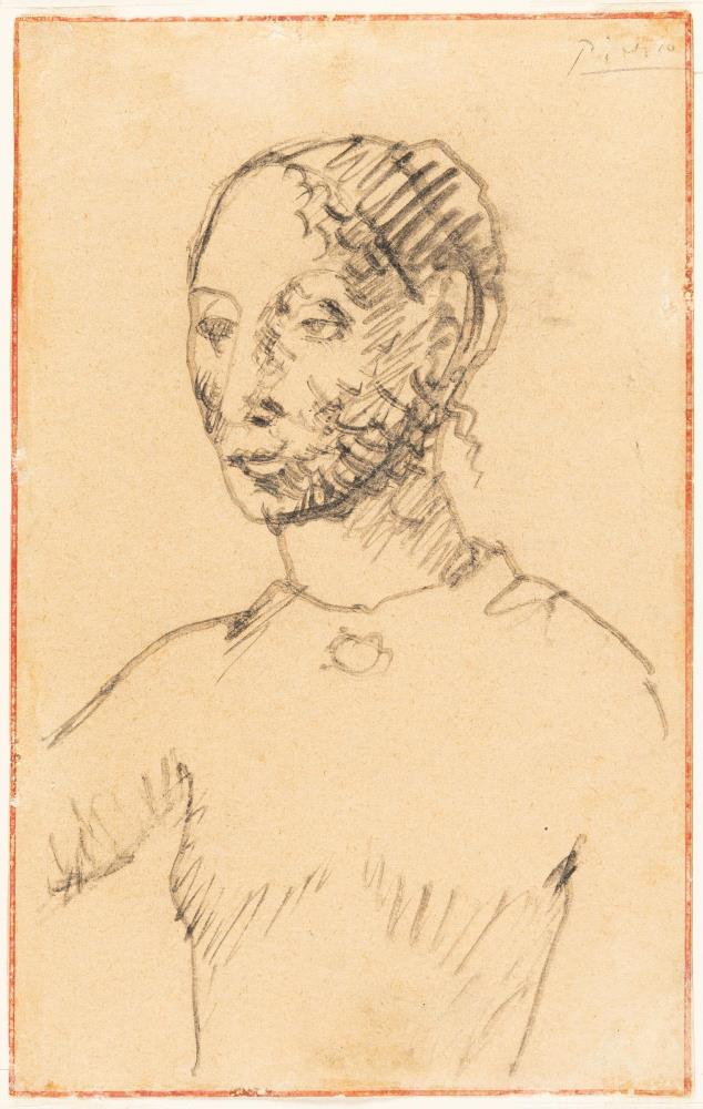 Recto: Buste de femme (buste de Gosolane)- verso: Femme nue debout