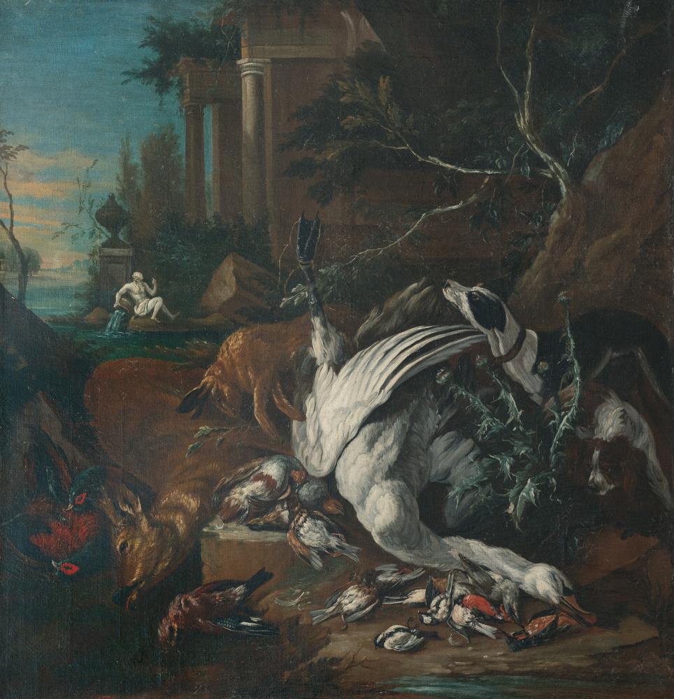 Jagdhunde und ihre Trophäen