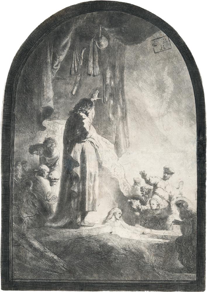 Die Auferweckung des Lazarus: Die große Platte