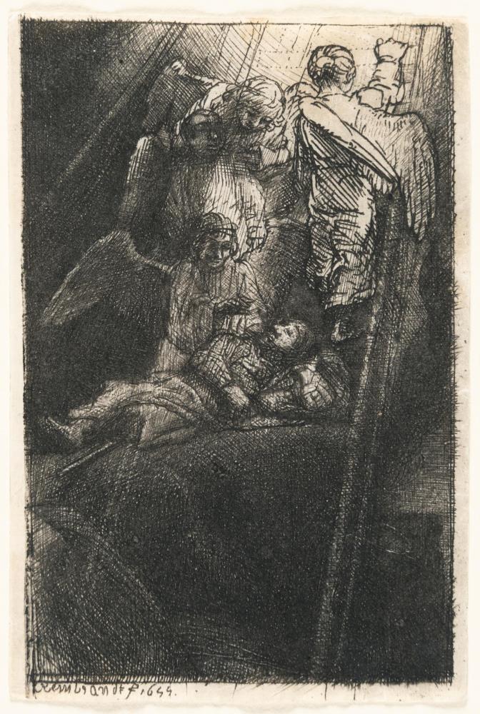 Jakobs Traum von der Himmelsleiter (Illustration zu Menasseh ben