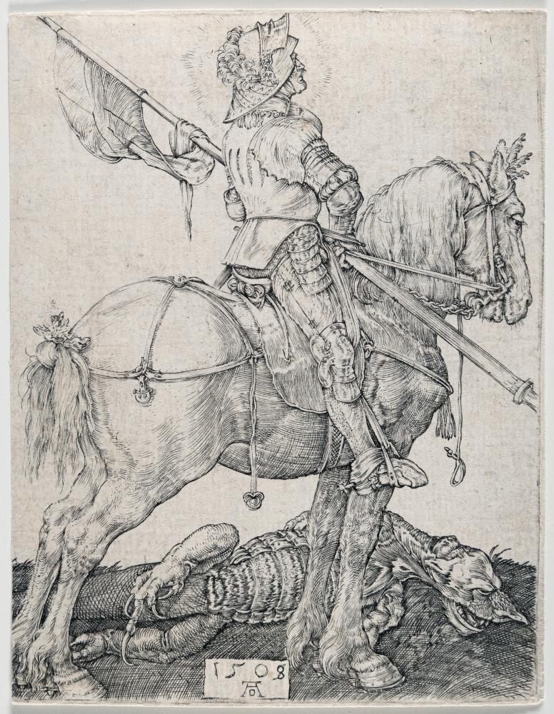 Der heilige Georg zu Pferd