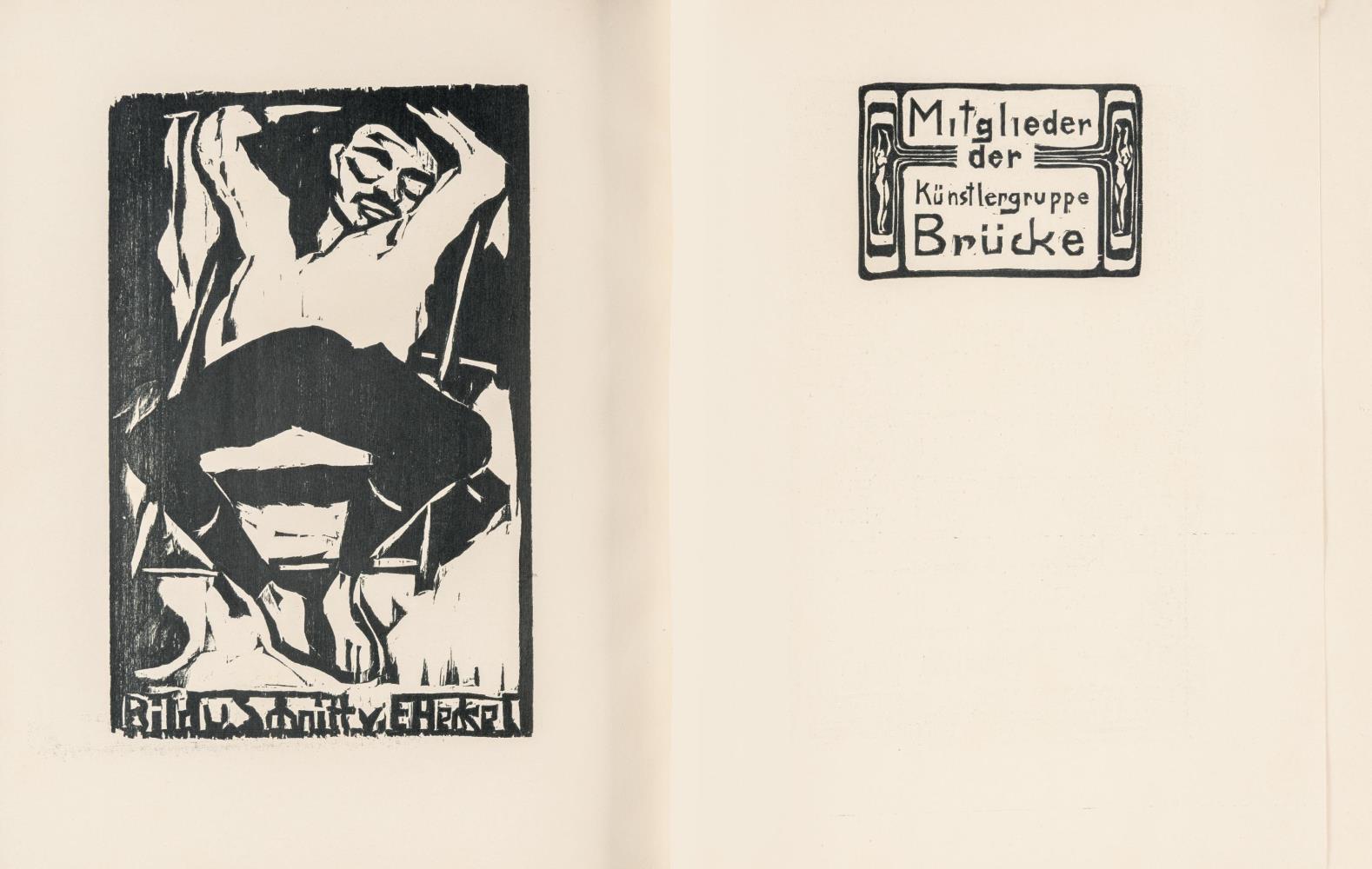 Katalog zur Ausstellung der K.G. „Brücke“ in Galerie Arnold Dresden – Schloßstraße September 1910
