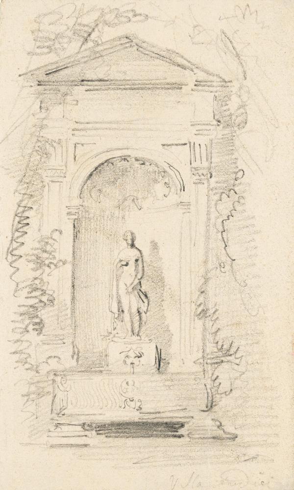 Venusbrunnen in den Gärten der Villa Medici