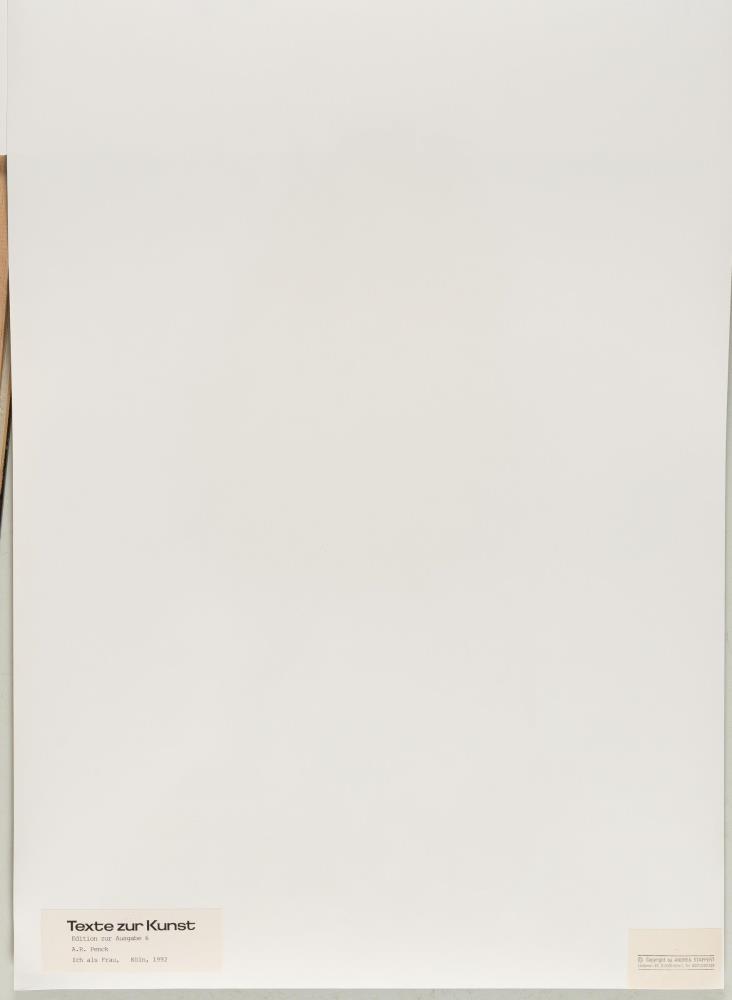 2 Bll.: Ohne Titel (Stier und Nashorn) – Ich als Frau