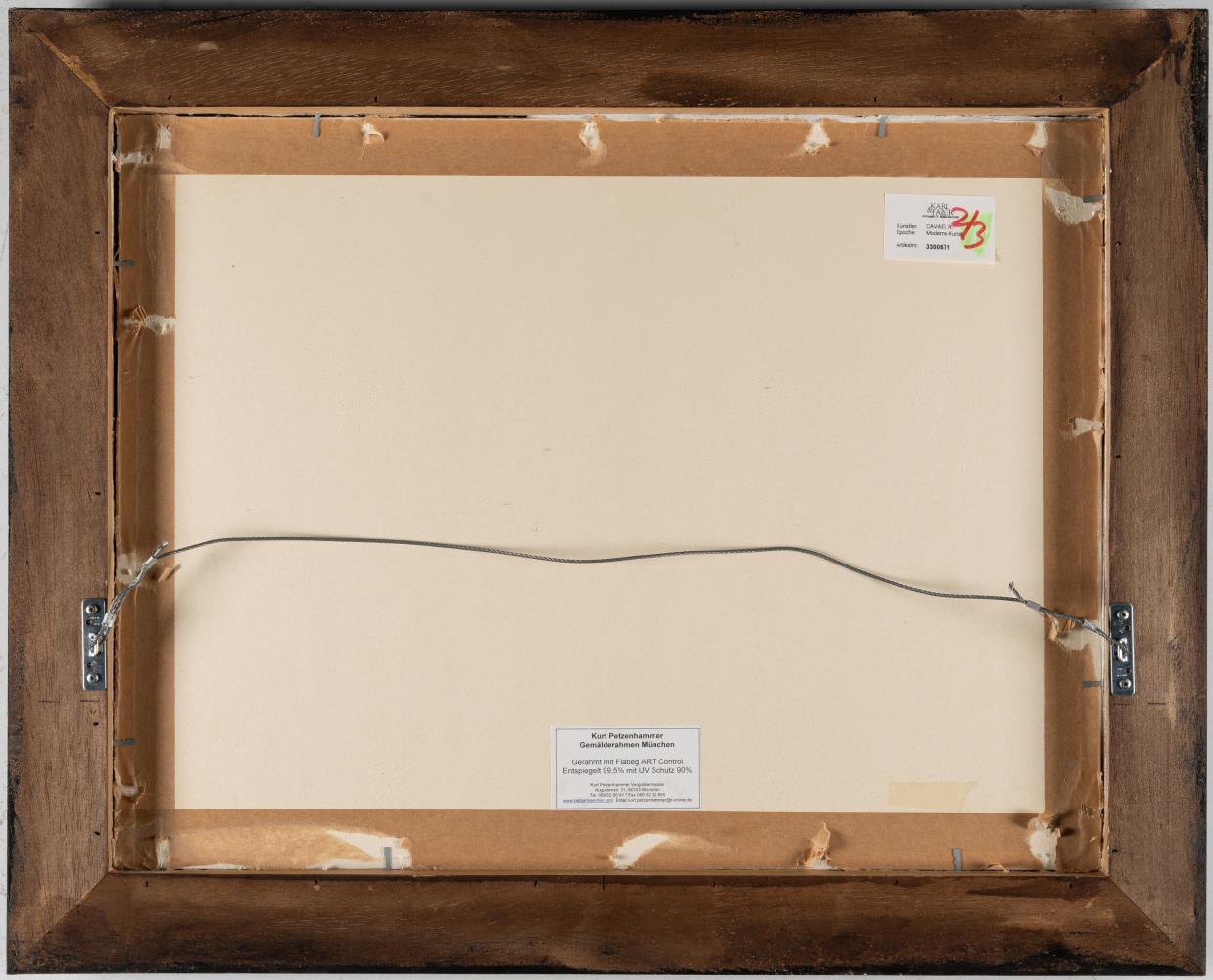 3 Bll.: „No. 132 G“ – Ohne Titel –Strukturdruck Nr. 2