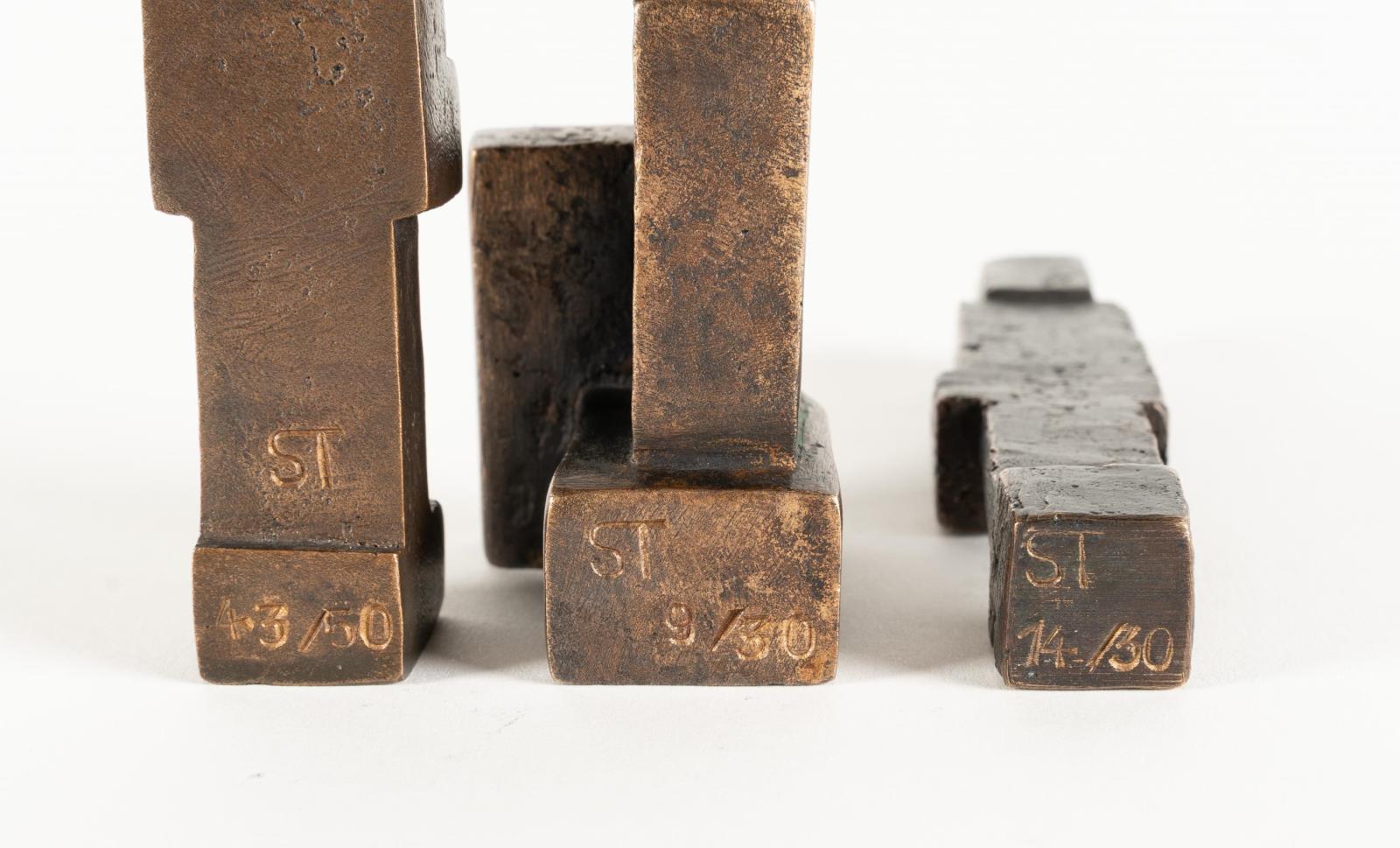 3 Werke: Ohne Titel (Figuren)